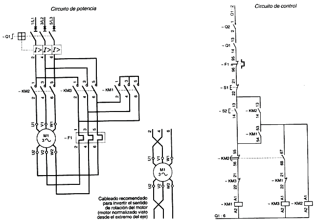 Arranque circuito estrella triangulo